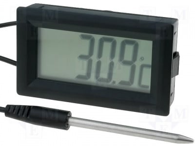 Термометър  MOD-TEMP105D Панелен измервателен уред; LCD 3,5 цифри 19mm; -50?300°C